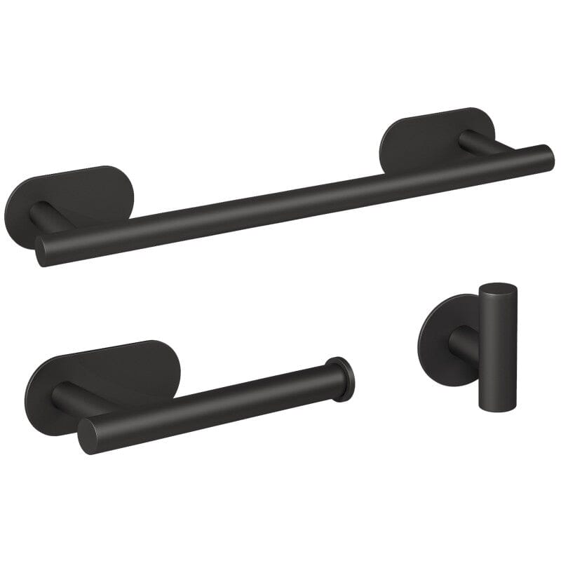 Bad-Accessoires-Set THOMAS 40 Schwarz matt – Welt der Bäder SL