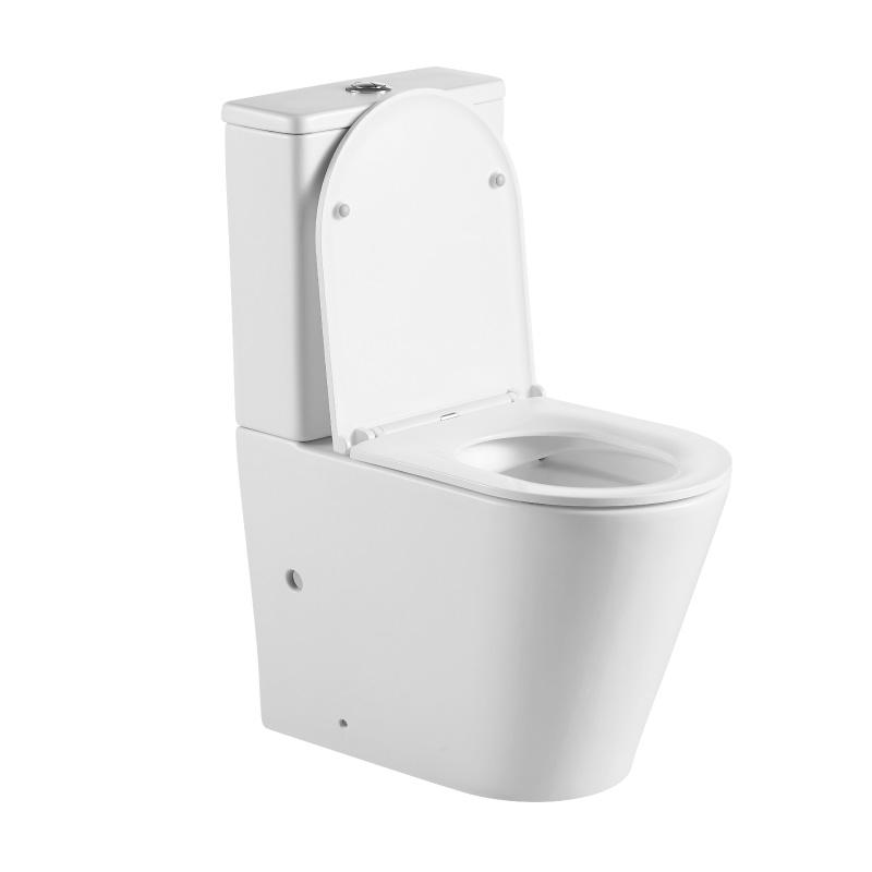 Modernes Stand-WC, Keramik, TURIN, niedriger Spülkasten- Welt der Bäder