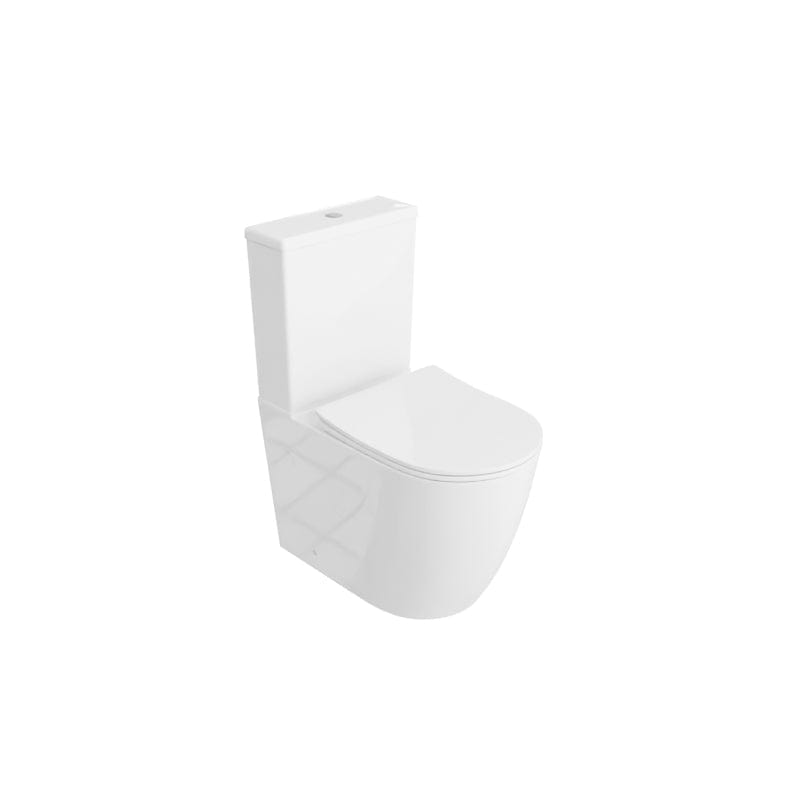 Modernes Stand-WC, Keramik, NAUTILIUS, niedriger Spülkasten