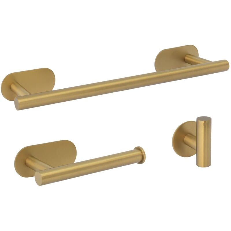 Conjunto accesorios de baño THOMAS 40 oro mate - Entorno baño