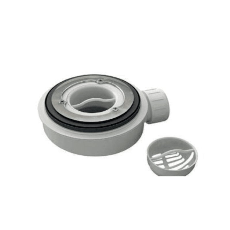 Extra-flacher horizontaler Ablauf Sanycces Ø90 mm für Duschwanne