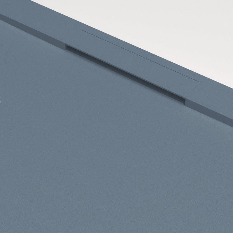 Extra flache Duschwanne COVER, Schieferoptik, ANTHRAZIT