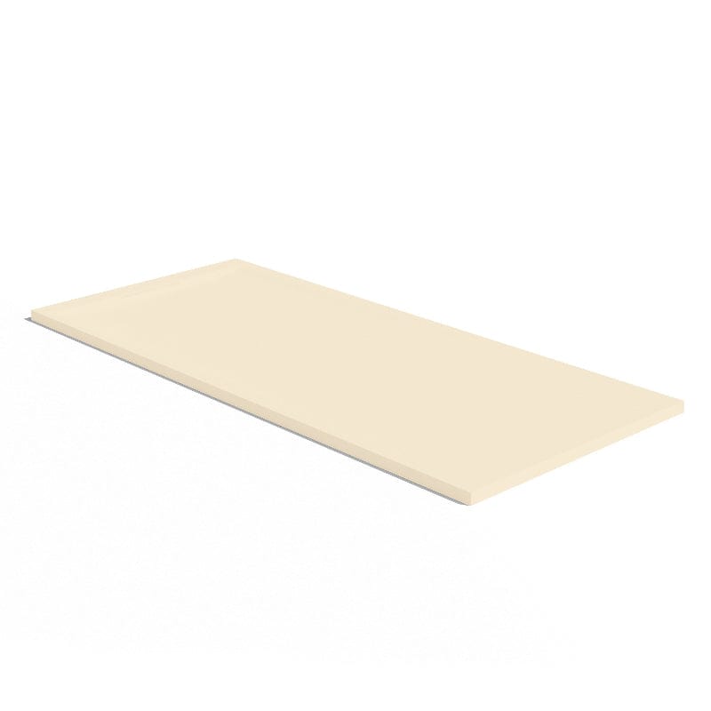 Extra flache Duschwanne COVER, Schieferoptik, BEIGE