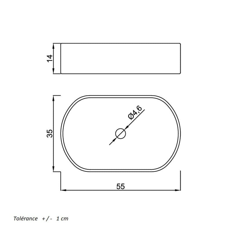 Aufsatzwaschbecken aus Keramik VERONA