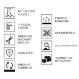 Extra flache Duschwanne DEXA in Schieferoptik Schwarz - Welt der Bäder