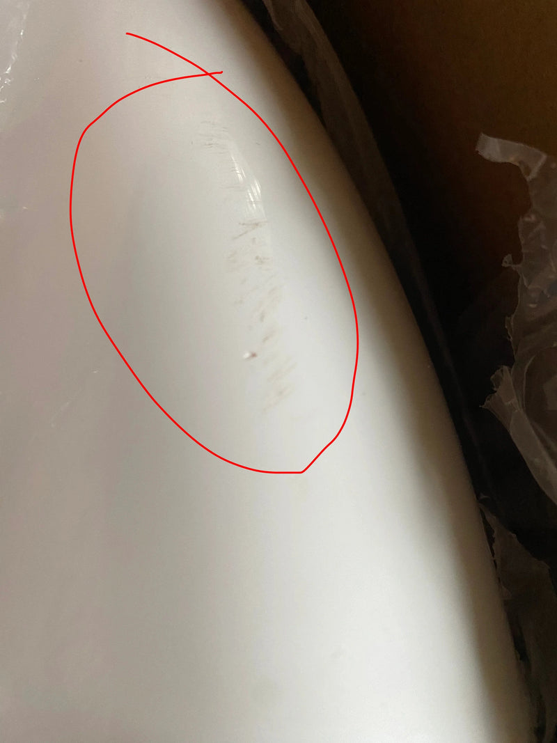 Sonderangebot  Freistehende Retro-Badewanne PITTSBURGH, Ablaufgarnitur inklusive