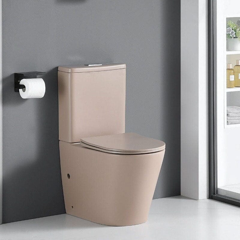 Modernes Keramik Stand-WC CIPOLI beige matt – Welt der Bäder SL