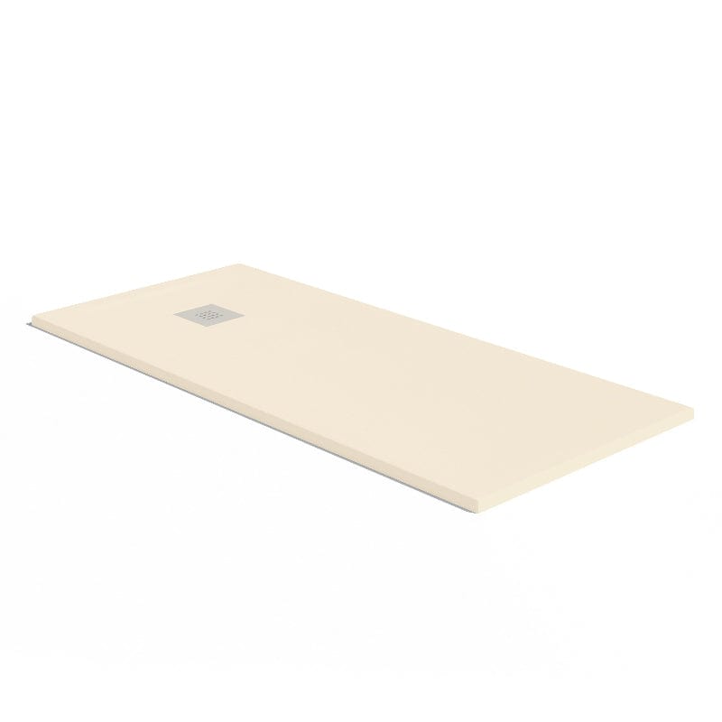 Extra flache Duschwanne MADISON, Schieferoptik, BEIGE