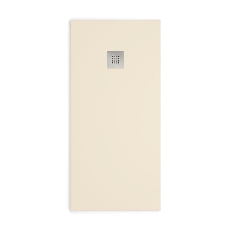 Extra flache Duschwanne MADISON, Schieferoptik, BEIGE