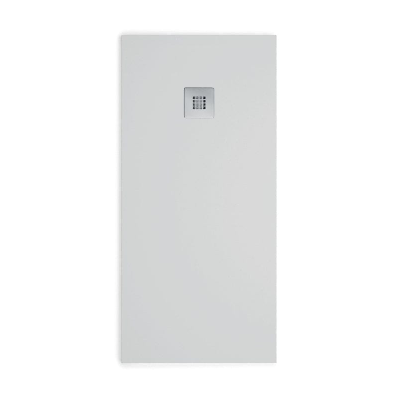 Extra flache Duschwanne MADISON, Schieferoptik, GRAU