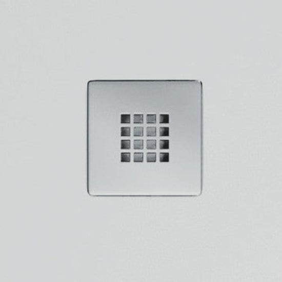 Extra flache Duschwanne MADISON, Schieferoptik, GRAU