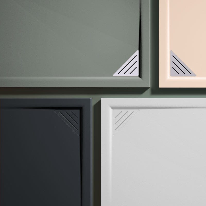 Mineralguss-Duschwanne extra flach TRINITY in CREME