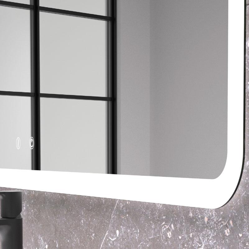 Badspiegel MYKONOS mit integriertem LED-Licht und Touch-Funktion