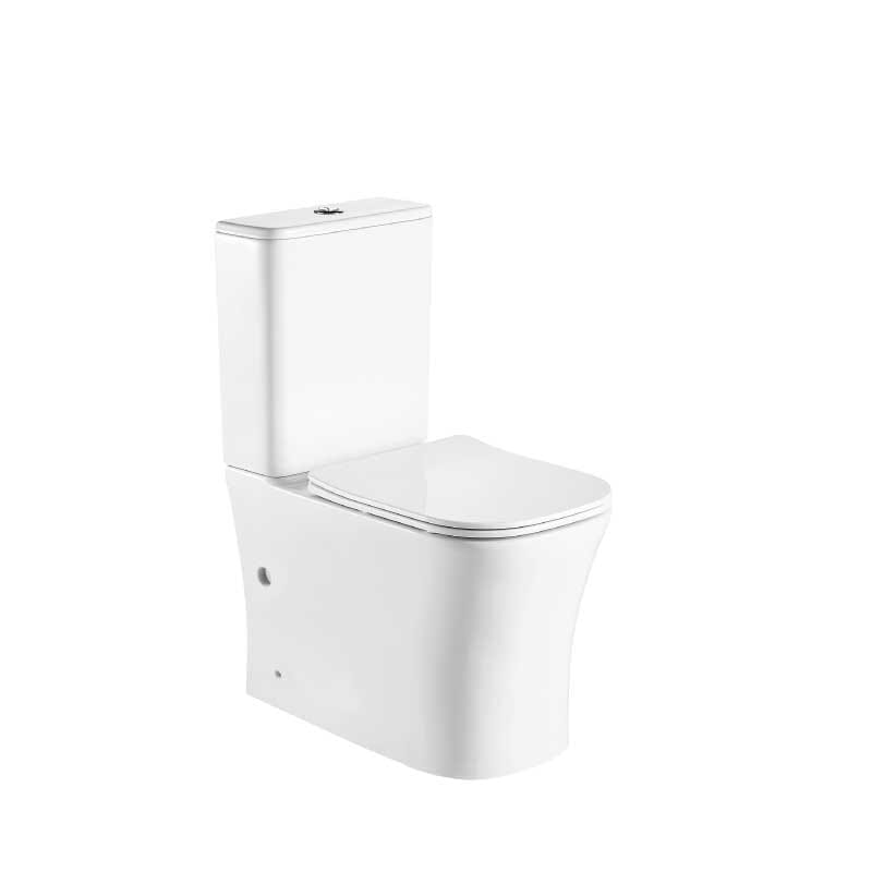 Modernes Stand-WC, Keramik, NIKKO, niedriger Spülkasten - Welt der Bäder