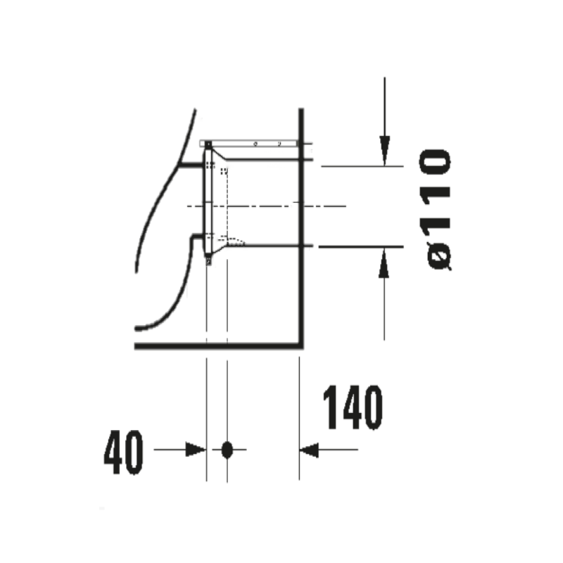 Duravit Vario-Anschlussset für WC-Kombinationen