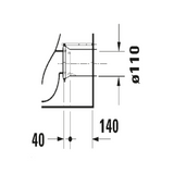 Duravit Vario-Anschlussset für WC-Kombinationen