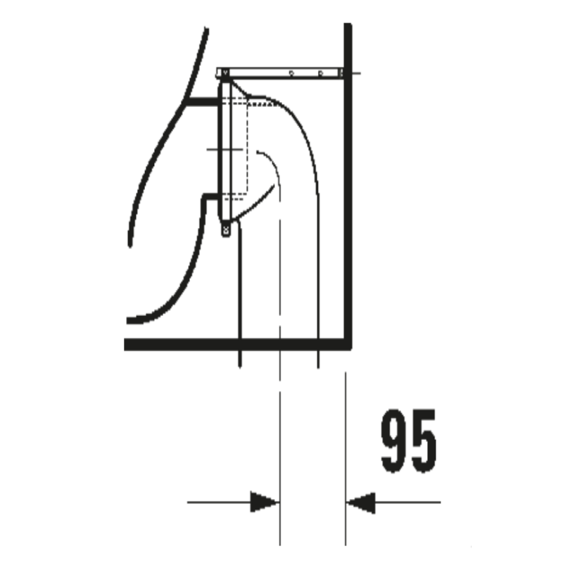 Duravit Vario-Anschlussset für WC-Kombinationen