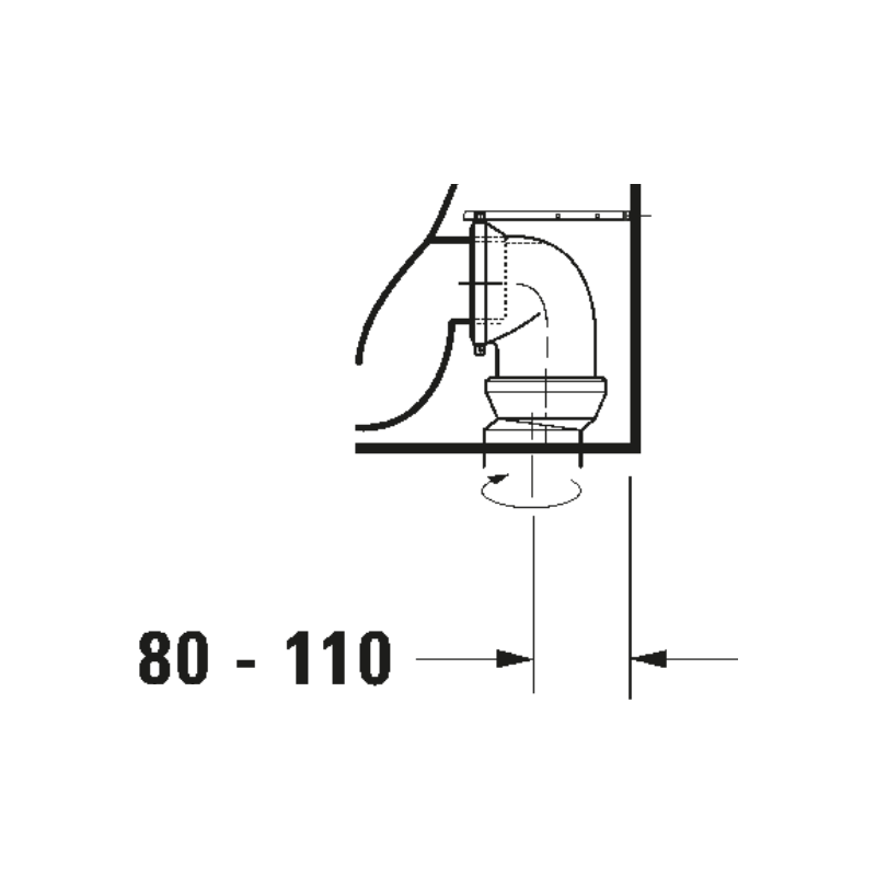 Duravit Vario-Anschlussset für WC-Kombinationen