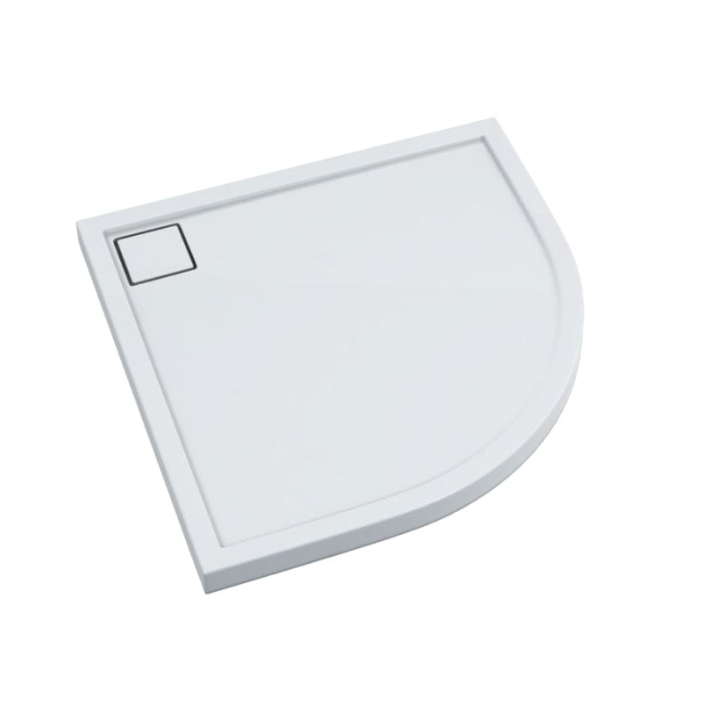 Stabildense® Ultralight Premium Duschwanne QUANTI Viertelkreis WEIß