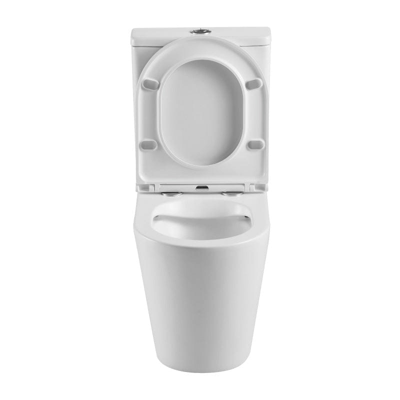 Modernes Hänge-WC, Keramik, ATRIA, Unterputz-Spülkasten Schwarz