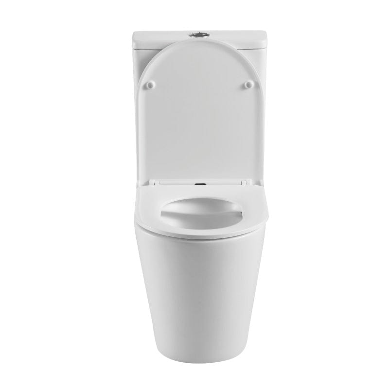 Modernes Hänge-WC, Keramik, ATRIA, Unterputz-Spülkasten Schwarz