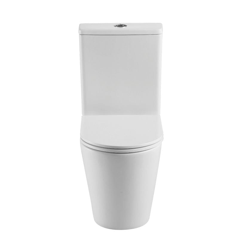 Modernes Hänge-WC, Keramik, ATRIA, Unterputz-Spülkasten Schwarz