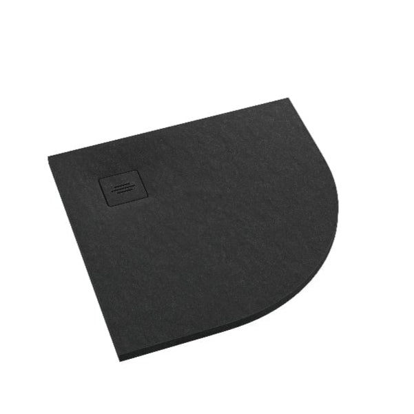 Stabildense® Ultralight Premium Duschwanne TYTANIT Viertelkreis SCHWARZ