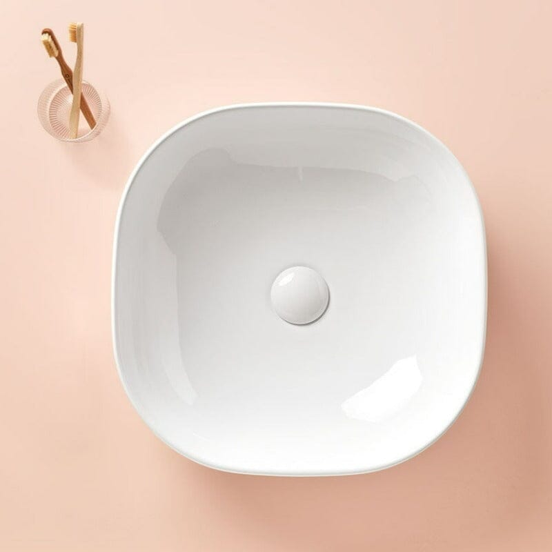 Waschtisch aus Keramik PALERMO für die Aufsatzmontage