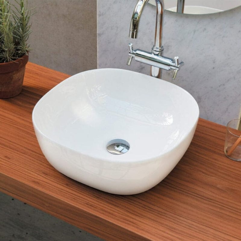 Waschtisch aus Keramik PALERMO für die Aufsatzmontage