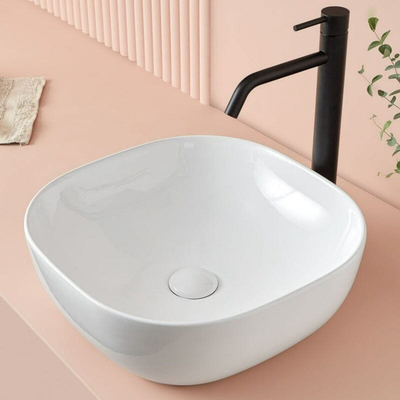 Waschtisch aus Keramik PALERMO für die Aufsatzmontage