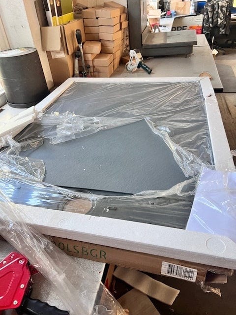 Sonderangebot Extra flache Duschwanne, LUCIA aus Premium SMC, basaltgrau 180 x 90 cm