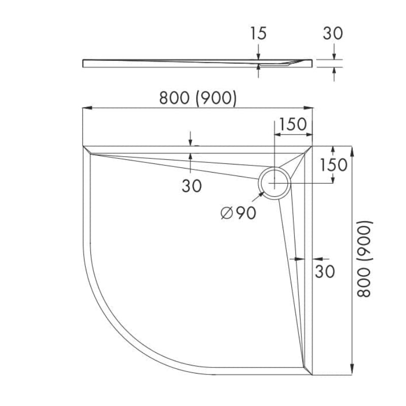 Stabildense® Ultralight Premium AURA Viertelkreis