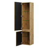 burgbad Lin20 Hochschrank 40 x 34,5 cm, mit 2 Türen, links