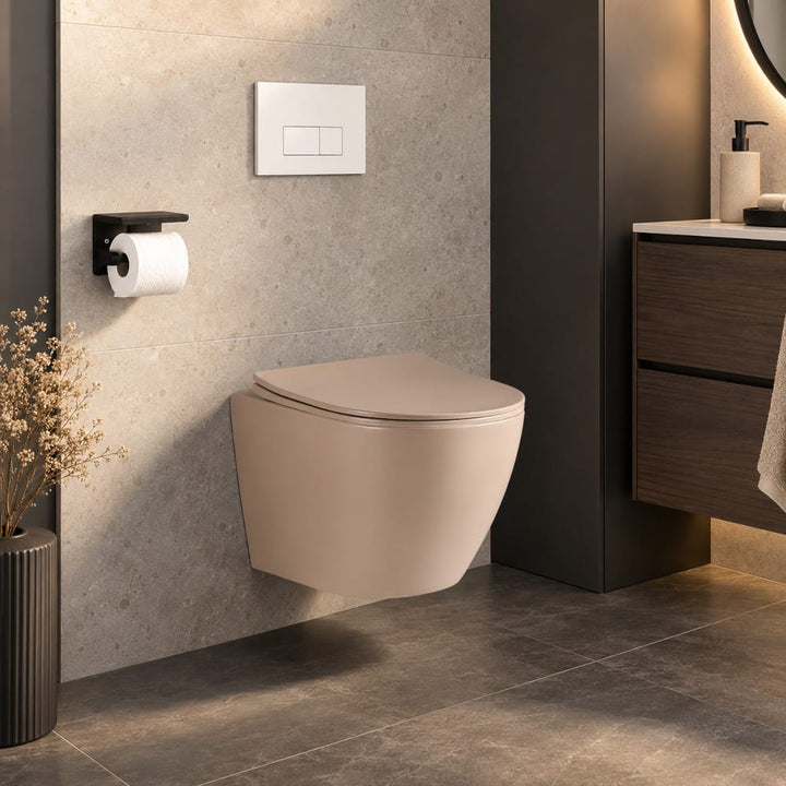 Wand-WC CARCEO beige matt – Welt der Bäder SL