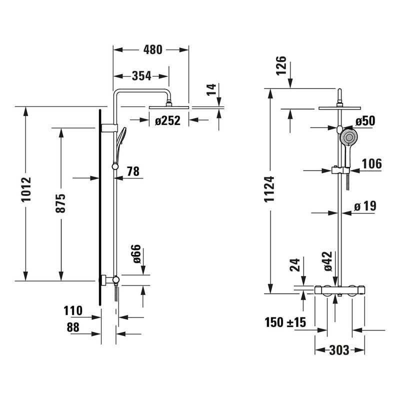 Duravit Shower System Duschsystem