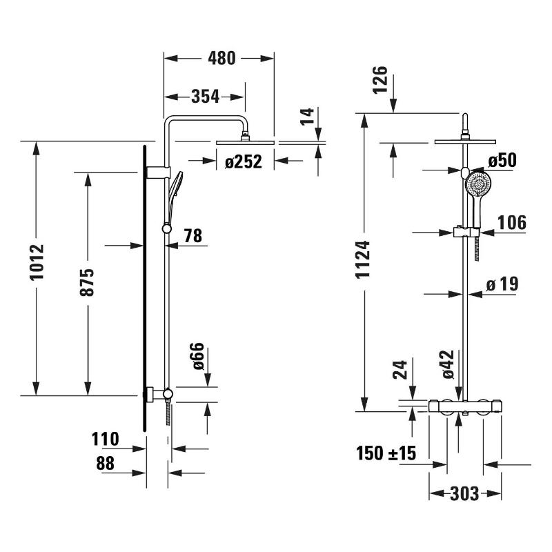 Duravit Shower System Duschsystem