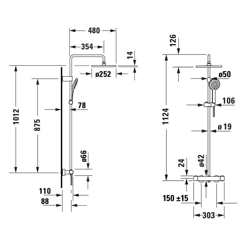 Duravit Shower System Duschsystem