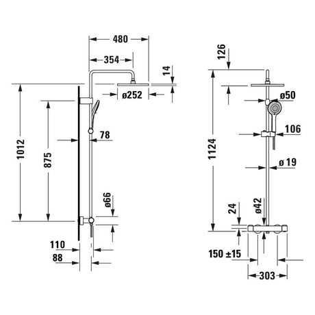 Duravit Shower System Duschsystem