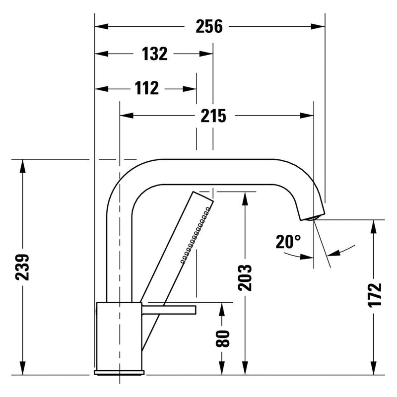 Duravit Circle 3-Loch Wannenarmatur