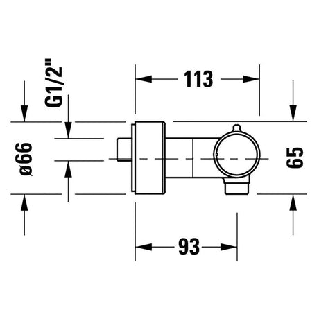 Duravit Thermostatarmaturen Brausethermostat Aufputz