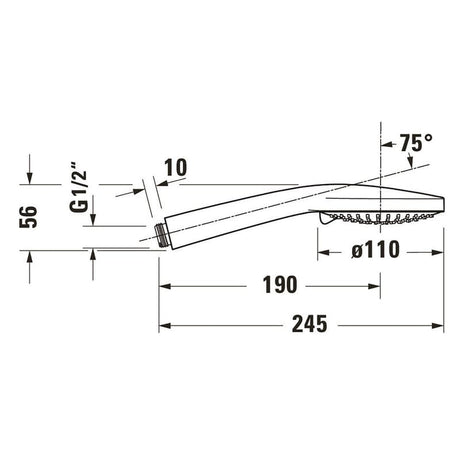 Duravit Handbrause 3jet 11 cm MinusFlow