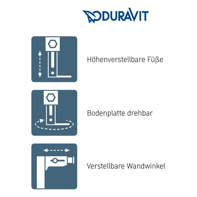 Duravit DuraSystem Installationselement Trockenbau für WC Basic