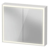 Duravit L-Cube Spiegelschrank 80 x 70 cm, 2 Türen, Steckdose: LKZ 0 (DE,AT)