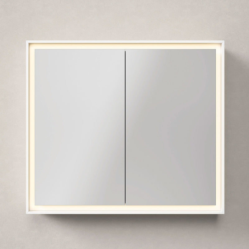 Duravit L-Cube Spiegelschrank 80 x 70 cm, 2 Türen, Steckdose: LKZ 0 (DE,AT)