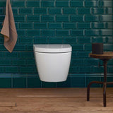 Duravit ME by Starck Wand-WC Compact Rimless mit HygieneGlaze