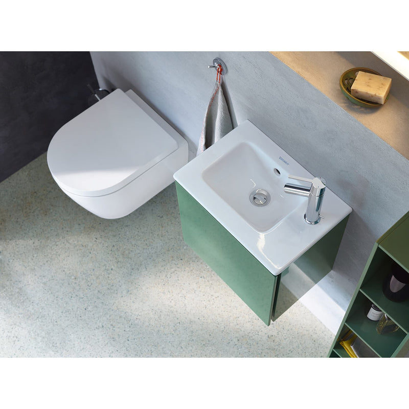 Duravit ME by Starck Wand-WC Compact Rimless mit HygieneGlaze