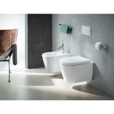 Duravit ME by Starck Wand-WC Compact Rimless mit HygieneGlaze