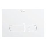 Duravit ME by Starck Wand-WC Rimless mit Wondergliss Komplettset