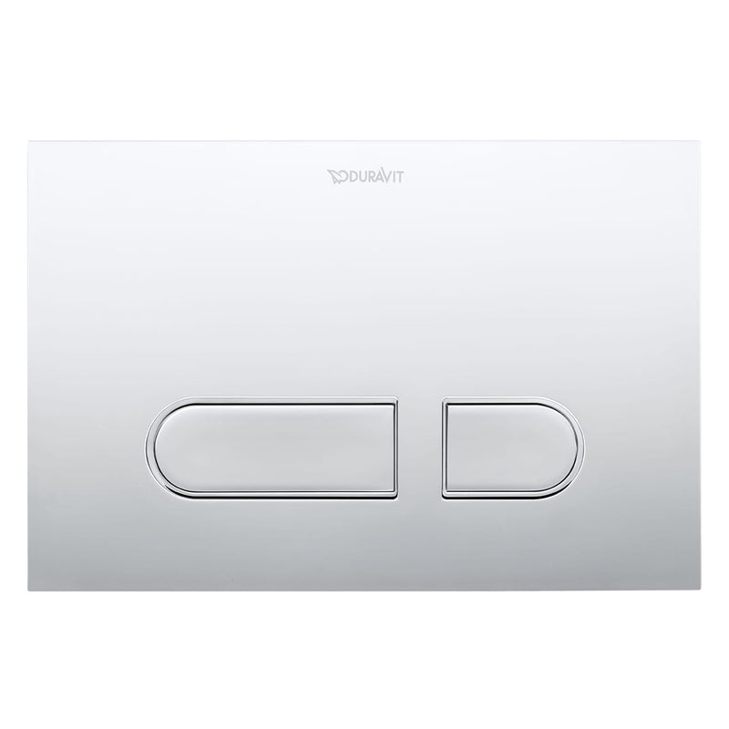 Duravit ME by Starck Wand-WC Rimless mit Wondergliss Komplettset