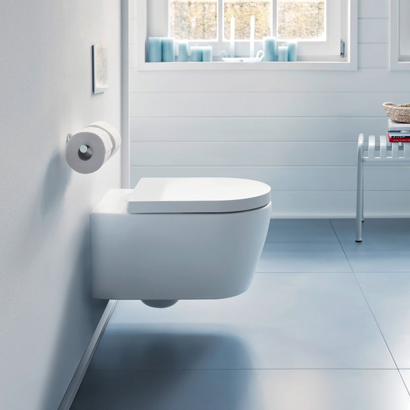 Duravit ME by Starck Wand-WC Rimless mit Wondergliss Komplettset